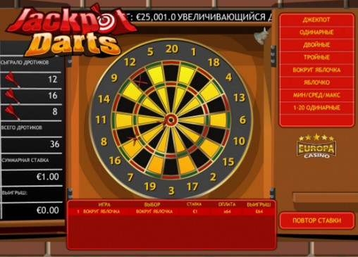 Дартс с джек-потом